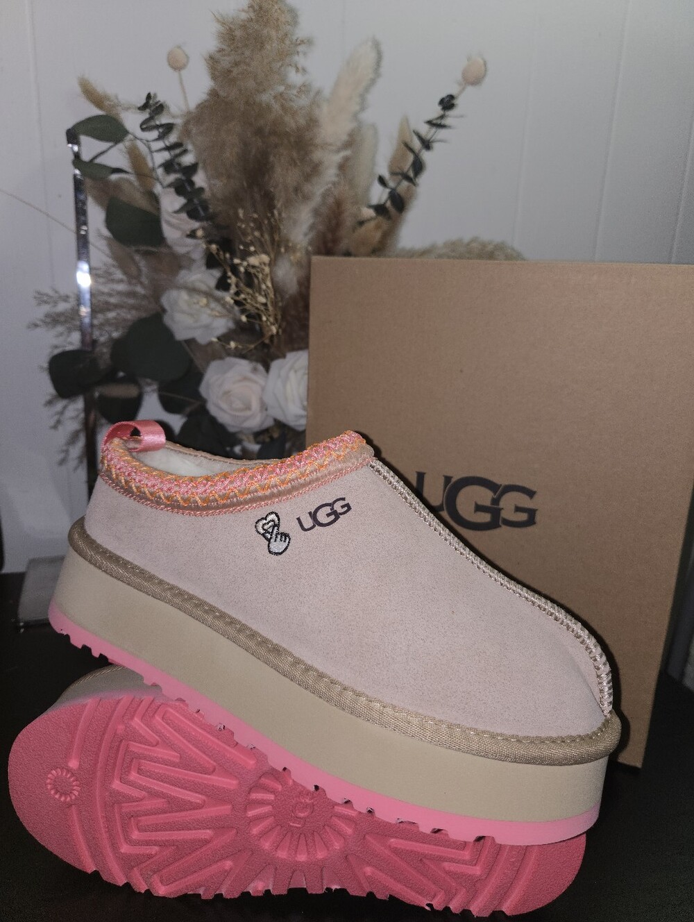 Tasman Platform Slipper size 9